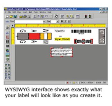 Color Bar , labeling software, label printing software, chart la